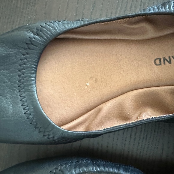 Lucky Brand Emmie Ballet Leather Flats Color Black in size 7.5 - Picture 9 of 12
